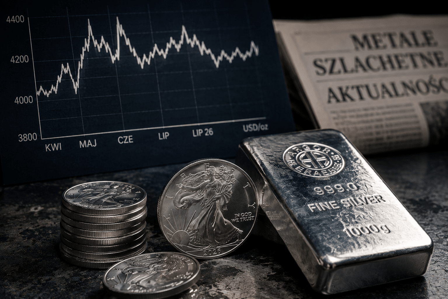 Złoto wraca powyżej 4100 USD. Rynek czeka na decyzję Fedu