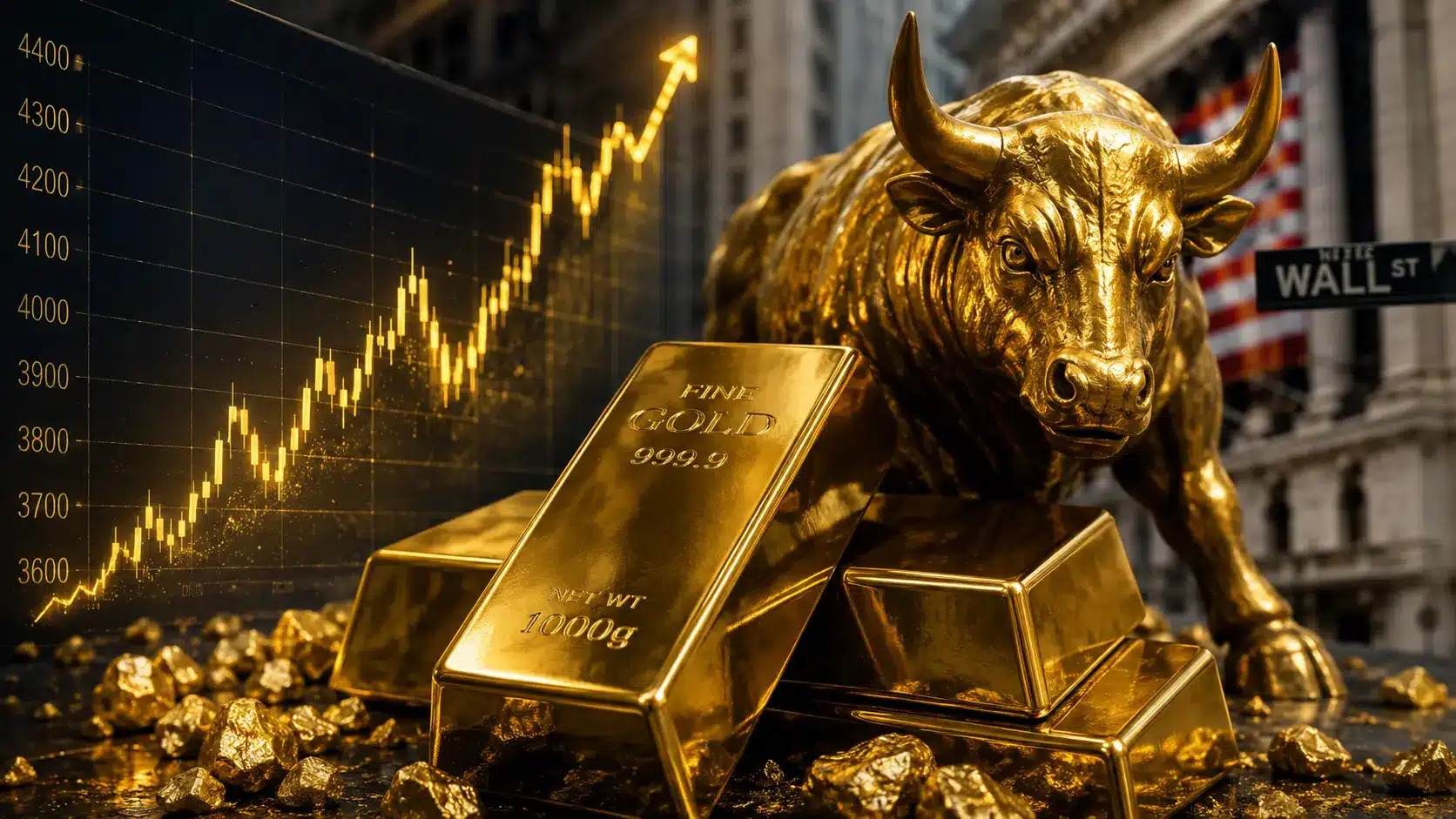 Złoto szokuje Wall Street. Oto najnowsze prognozy. „Nastąpił zbyt szybki wzrost”