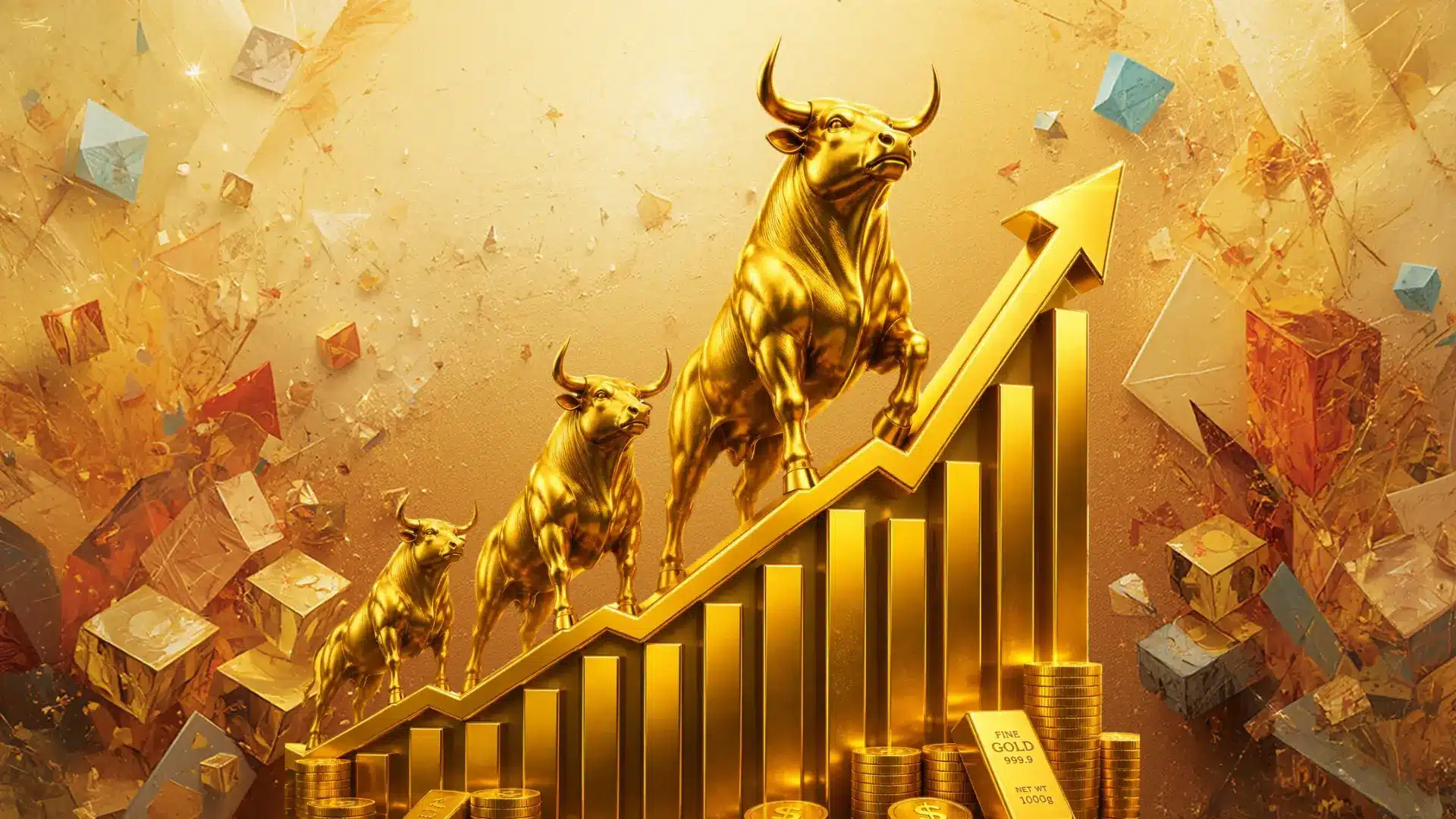 Złoto rośnie już trzeci tydzień. Prognozy Wall Street jednoznaczne. „Złoto będzie miało fundamentalny trend wzrostowy”