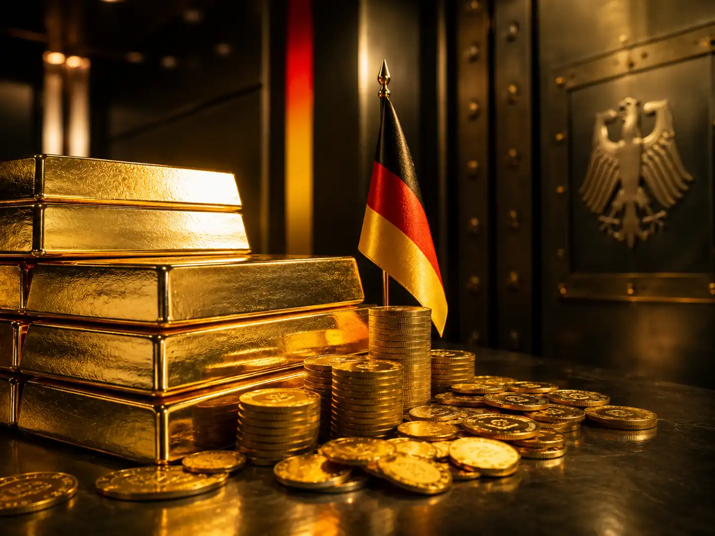 Niemcy siedzą na górze złota. Prywatnie mają go prawie trzy razy więcej niż Bundesbank