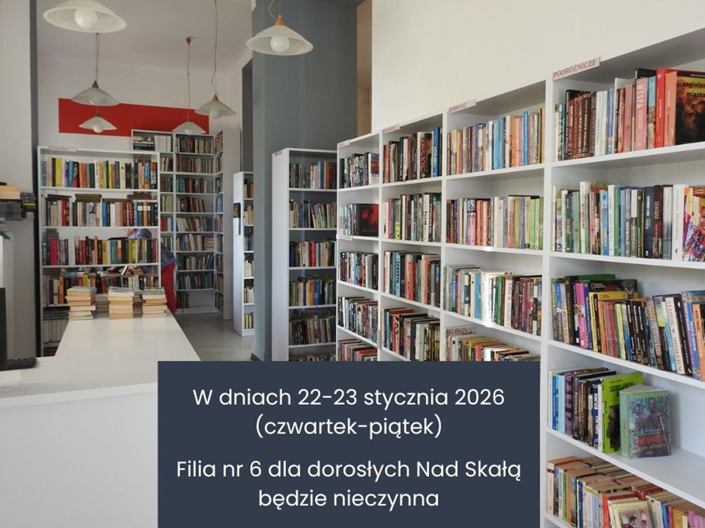 Filia nr 6 będzie nieczynna