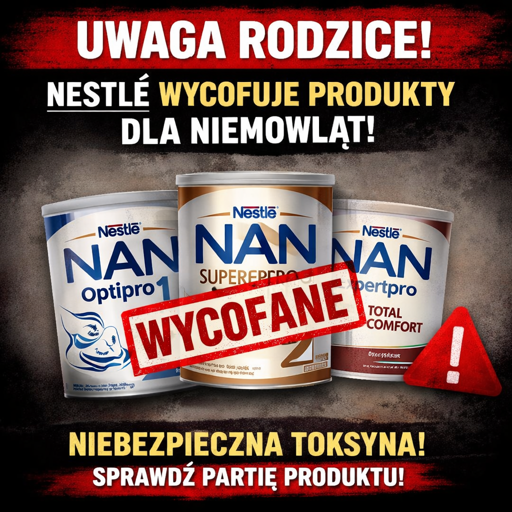 NESTLE wycofuje produkty dla niemowląt!