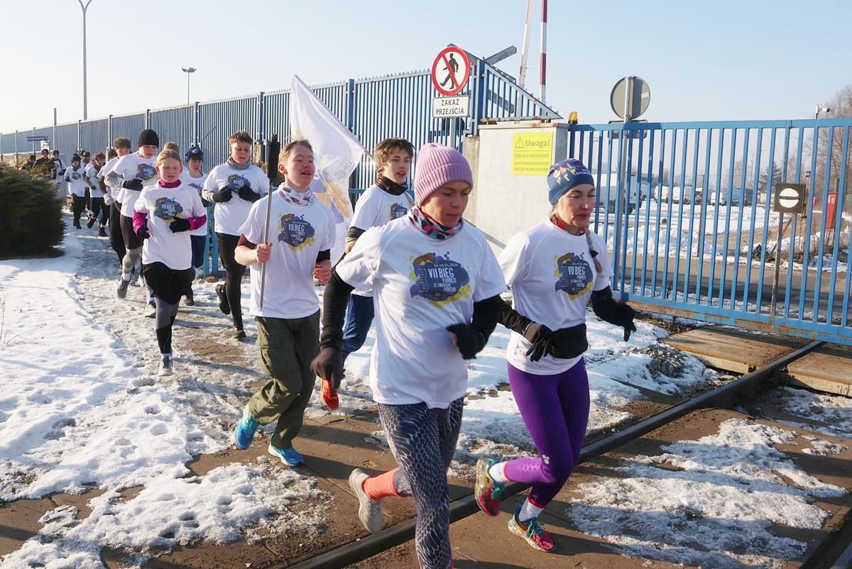 Bieg upamiętniający ofiary marszów śmierci. 81. rocznica ewakuacji obozu koncentracyjnego Auschwitz-Birkenau