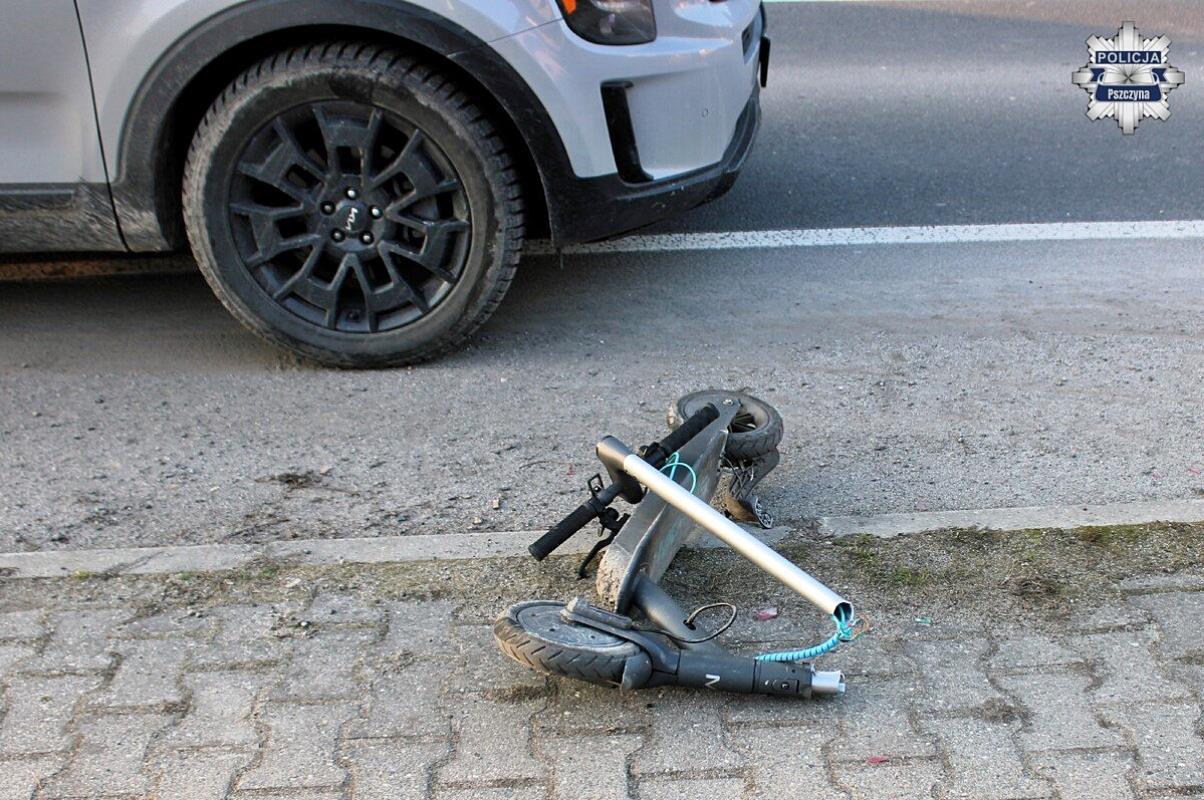 Jankowice: Dziecko na hulajnodze potrącone przez samochód