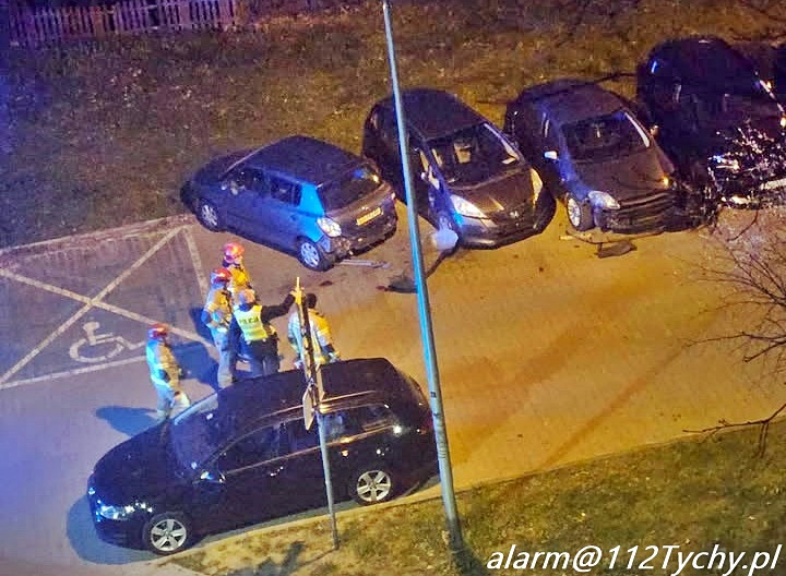Tychy: Staranował cztery samochody i uciekł