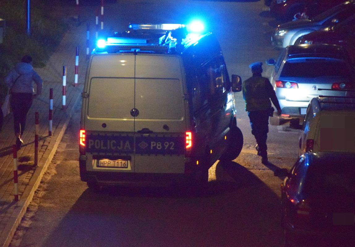 Tychy: Nocna interwencja policji na osiedlu H