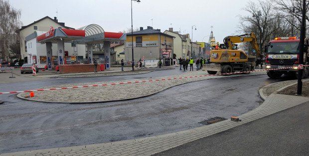Skrzyżowanie Floriańskiej z Piłsudskiego w Siedlcach zamknięte, jutro kolejne utrudnienia