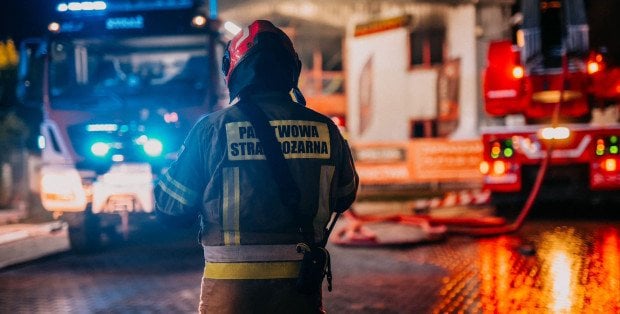 Pożar na Plantach w Radomiu. Nie żyje jedna osoba