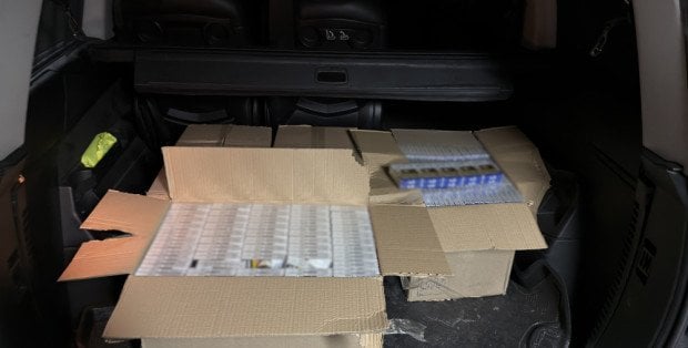 Policja zatrzymała 54-letniego Rosjanina, który miał 300 tys. sztuk papierosów bez akcyzy