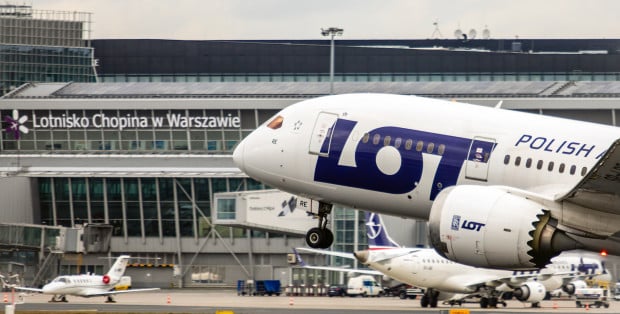 Lotnisko Chopina spodziewa się opóźnień w związku z pogodą