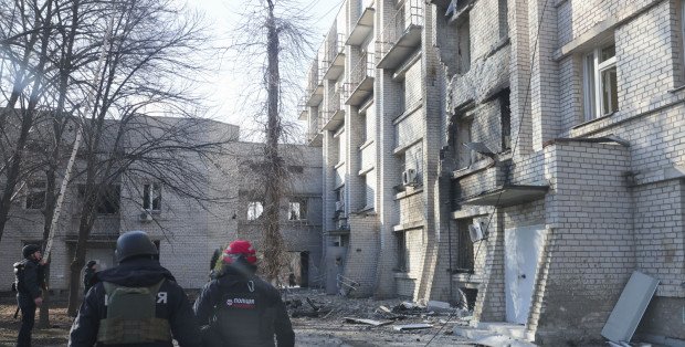 Rosyjski dron trafił w autobus z górnikami. Nie żyje 15 osób