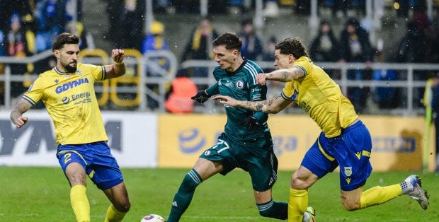 Remis Legii Warszawa w meczu z Arką Gdynia