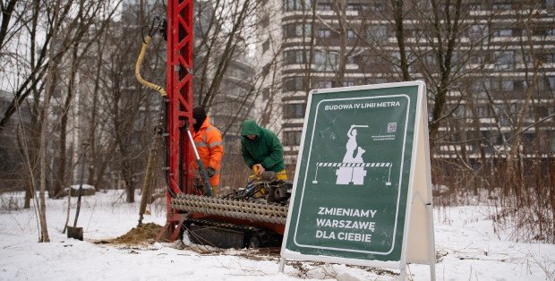 Rozpoczęły się odwierty pod budowę czwartej linii metra
