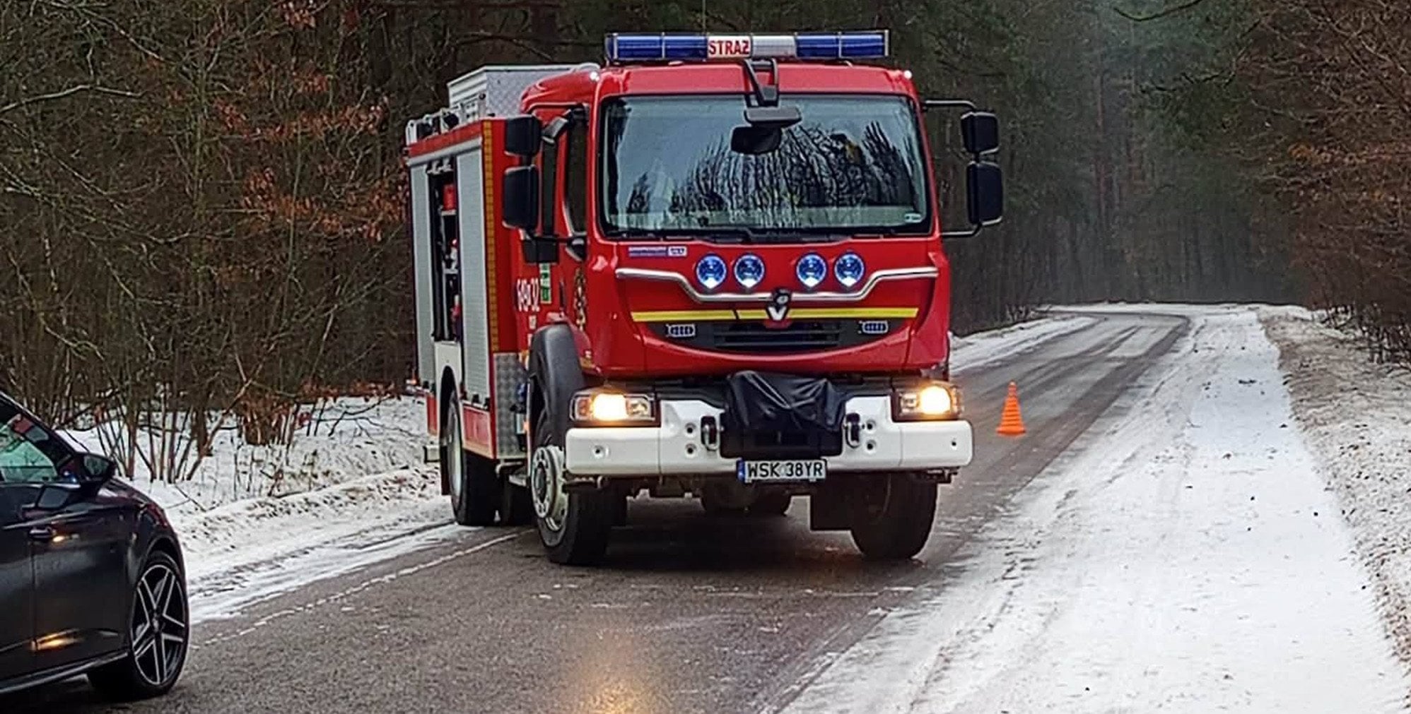 Pijany strażak z OSP Tchórznica kierował wozem bojowym