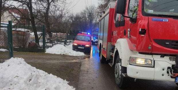 Duży pożar na plaży w Grabinie. Spłonęło kultowe miejsce spotkań