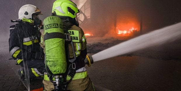 Pożar w galerii handlowej w Płocku. Ewakuowano ok. 400 osób