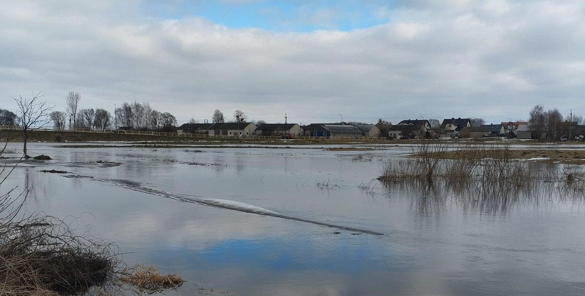 Podtopione piwnice i posesje. Odwilż w powiecie mławskim