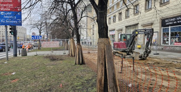 Ruszyła budowa ścieżki rowerowej w Al. Jana Pawła II. Do lata dróg dla rowerów będzie jeszcze więcej