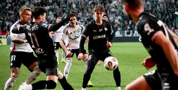 Legia Warszawa wygrała z Cracovią 1:0