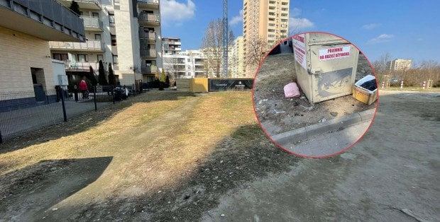 Śmieci i chwasty w okolicach Parku Bródnowskiego. Mieszkańcy się skarżą, dzielnica umywa ręce
