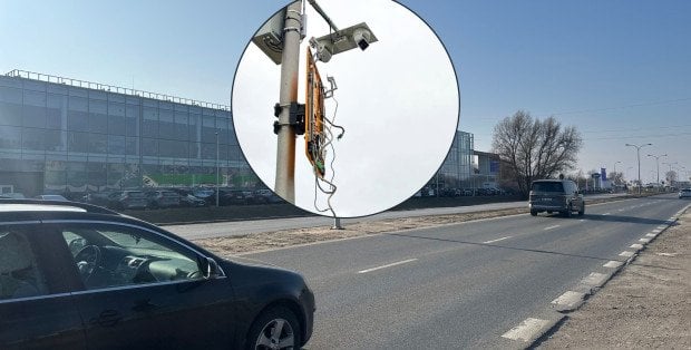 Fotoradar w Al. Jerozolimskich znów zdewastowany. To już czwarty raz w ciągu roku