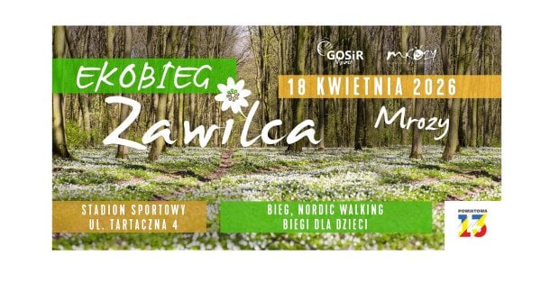 4 Ekobieg Zawilca – sport, natura i rodzinna atmosfera w Mrozach!