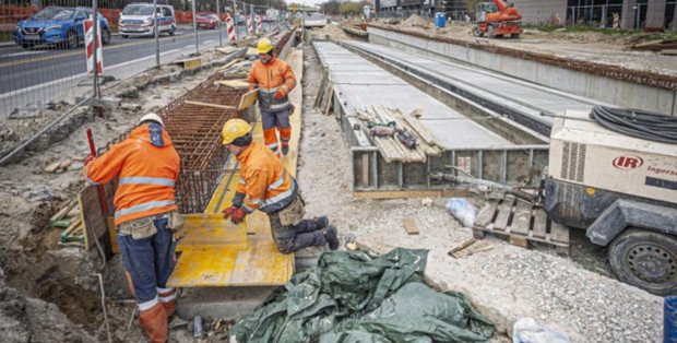 Budowa tramwaju do Dworca Zachodniego. Utrudnienia w rejonie ul. Bitwy Warszawskiej