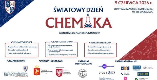 Światowy Dzień Chemika w Warszawie – nauka w praktyce i bezpłatne warsztaty dla mieszkańców