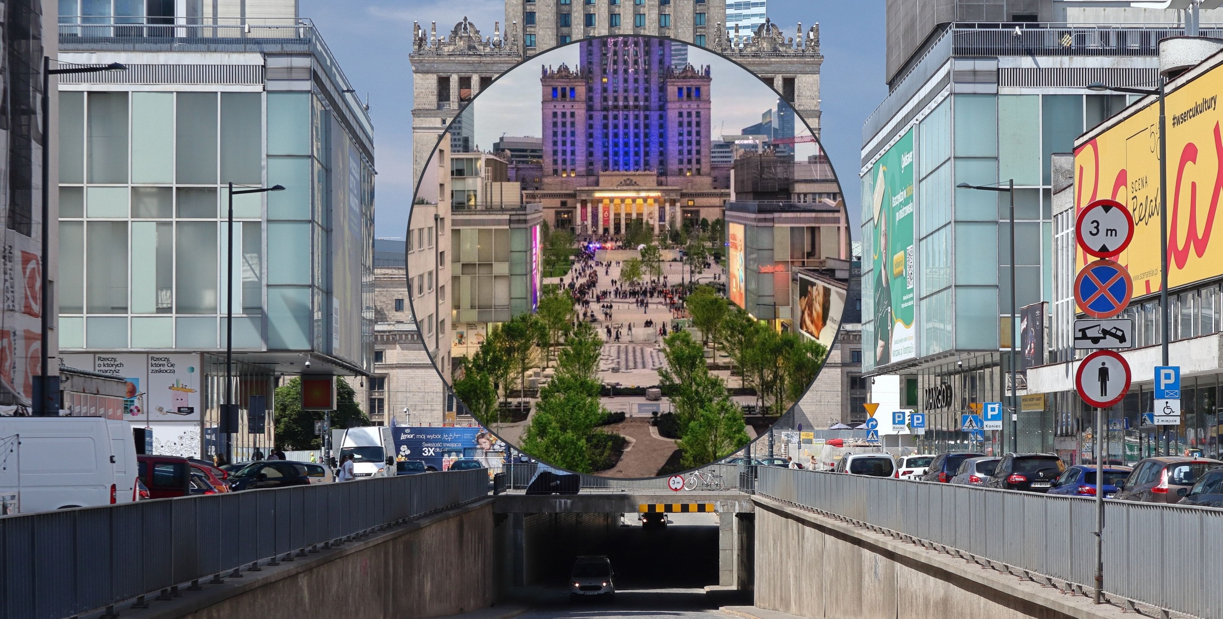 Jeszcze dwa lata temu był tam tunel. Dziś to zielona aleja