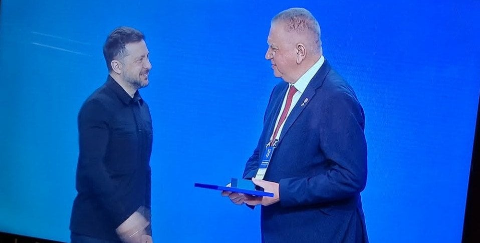 Złote Serce dla burmistrza Płońska. Został uhonorowany przez prezydenta Ukrainy