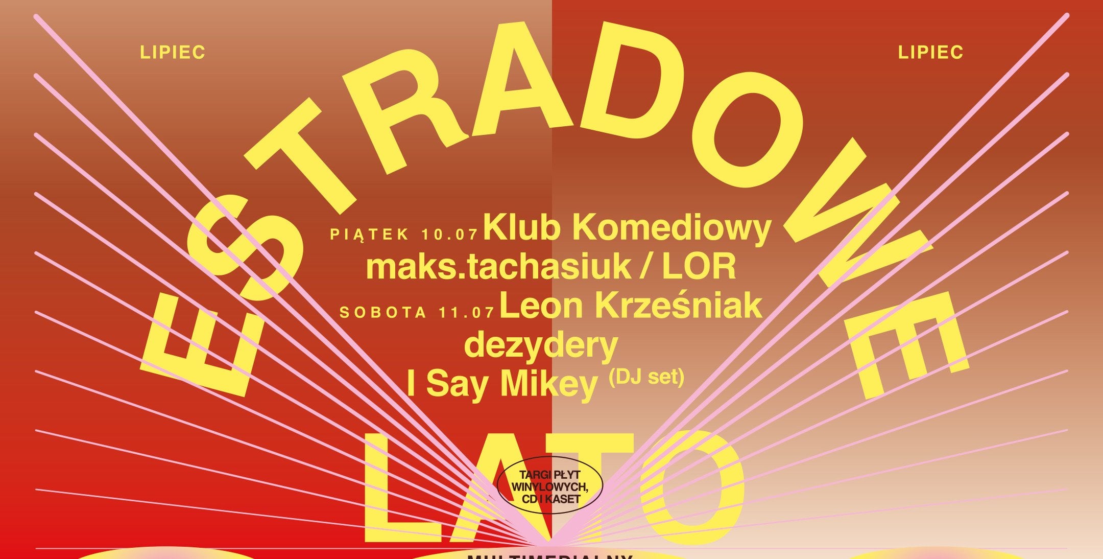 Estradowe Lato 2026. Nowy letni festiwal w Multimedialnym Parku Fontann
