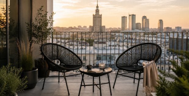 Balkon w Warszawie. Kilkadziesiąt tysięcy złotych, które stoi i zbiera kurz