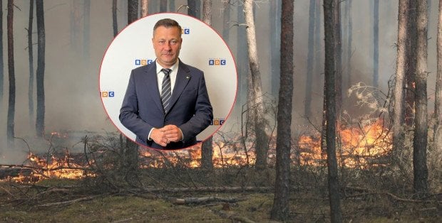 "To co najmniej zastanawiające". Krzysztof Paszyk w RDC o serii pożarów w Polsce