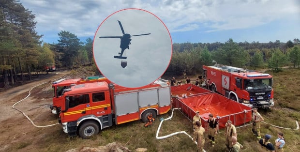 Pożar lasu pod Warszawą. Strażacy wciąż gaszą zarzewia ognia