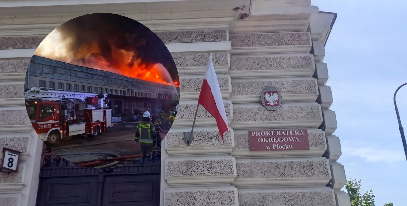 Są zarzuty po pożarze w Płocku. 66-latek przyznał się do winy