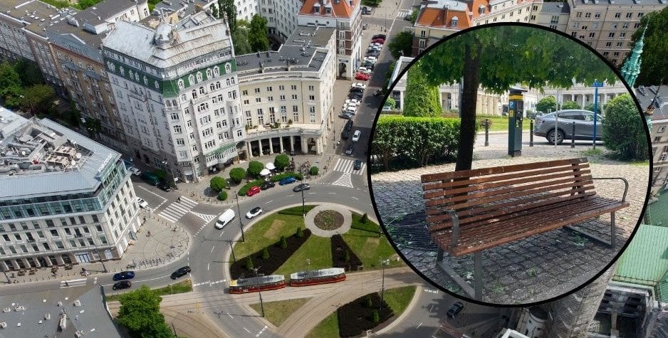 Ławki są, ale usiąść się nie da. Mieszkańcy skarżą się na sytuację w samym sercu Warszawy