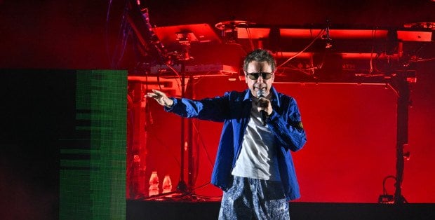 Jean-Michel Jarre w Radomiu. Koncert legendy muzyki elektronicznej przyciągnął tłumy [ZDJĘCIA]