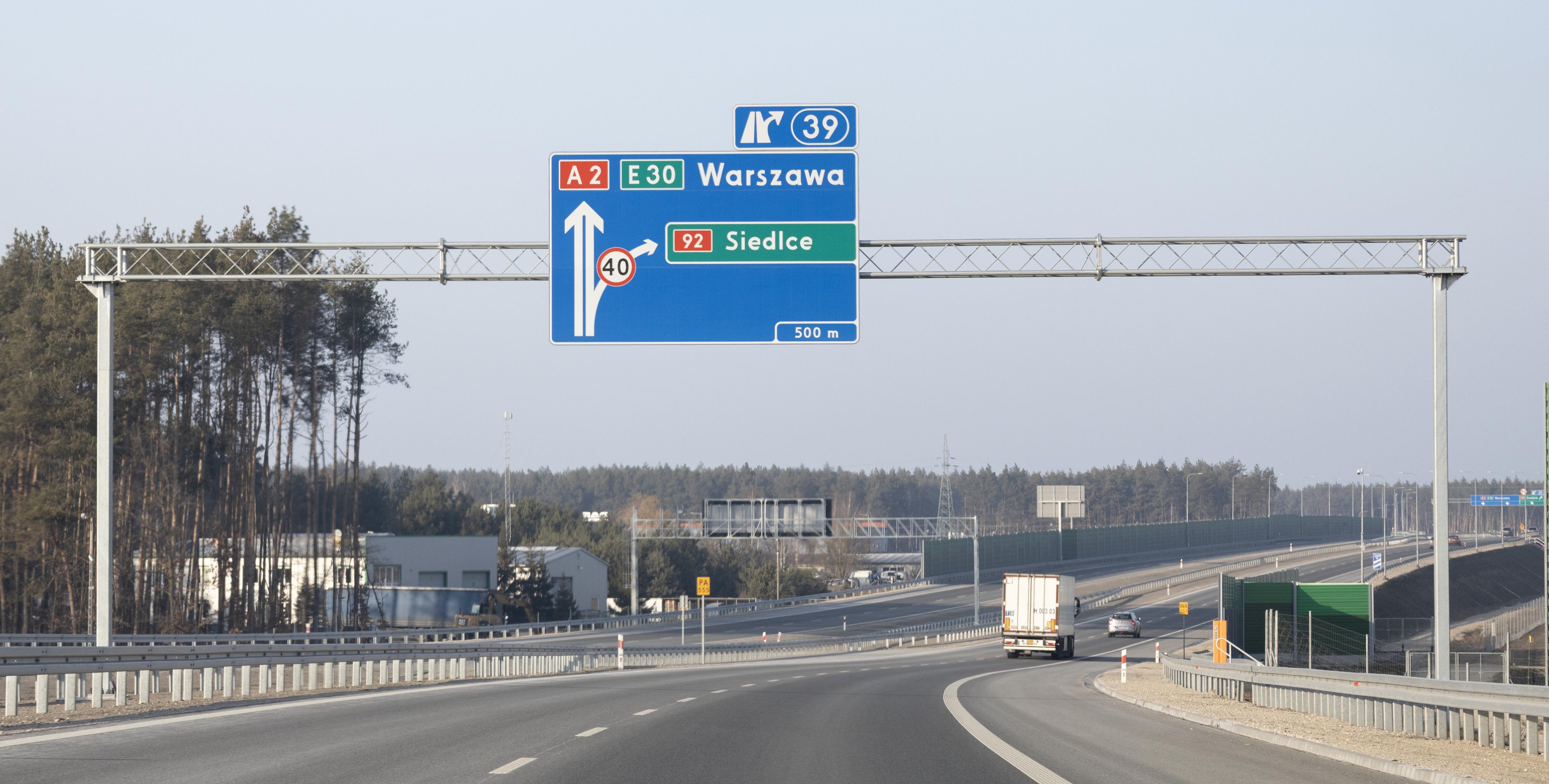 Kolejny odcinek autostrady A2 w woj. mazowieckim gotowy. Wiemy, kiedy otwarcie