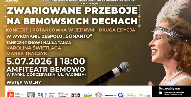 "Zwariowane przeboje na bemowskich dechach! Koncert i potańcówka w jednym – druga edycja”
