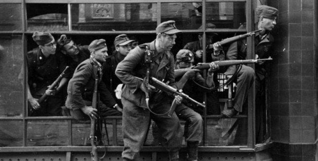 Czwarty dzień Powstania Warszawskiego. Niemcy zajmują gmach Zarządu Wodociągów