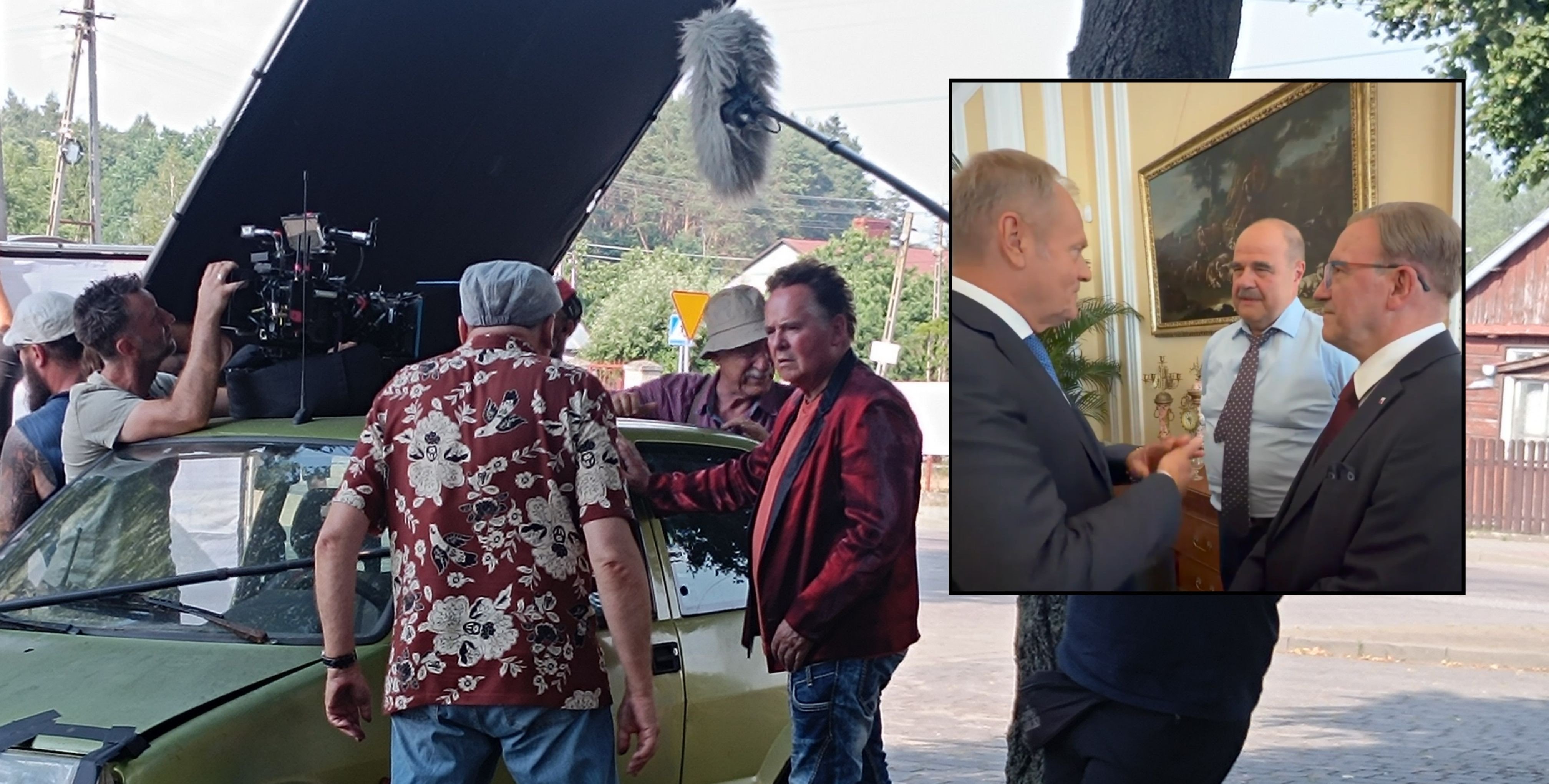 Premier Donald Tusk w serialowych Wilkowyjach. "Czas zobaczyć, co tam słychać u prezydenta"
