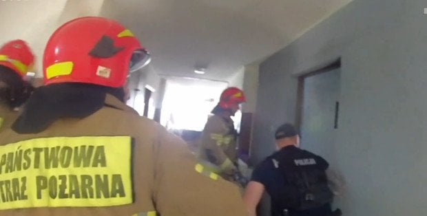 Groził wysadzeniem bloku. Ewakuacja na osiedlu w Siedlcach