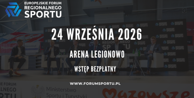 Sport jako siła rozwoju regionów. Znamy program IV Europejskiego Forum Regionalnego Sportu