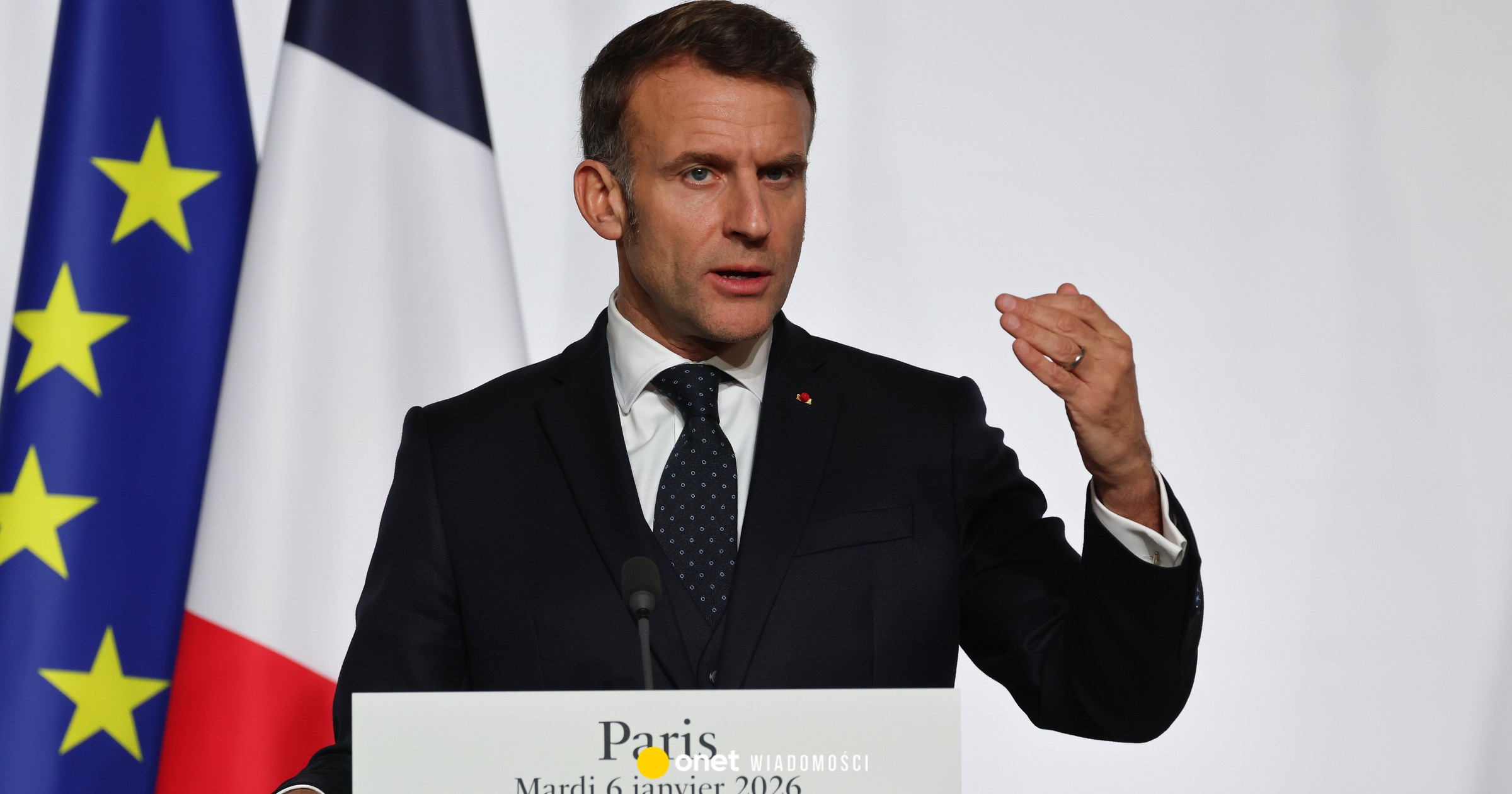 Emmanuel Macron chce wysłać wojsko do Ukrainy. „Siły zabezpieczające”