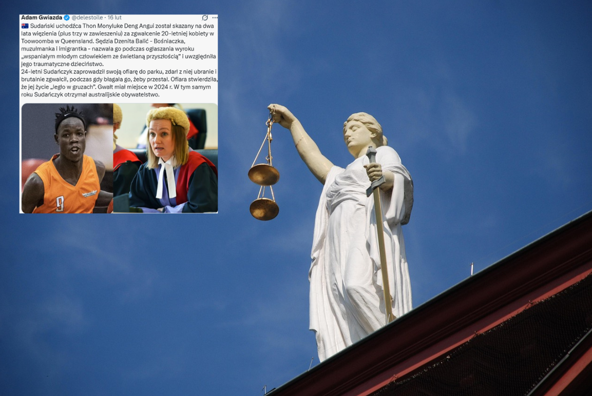 Uchodźca zgwałcił 20-latkę. Sędzia: „Wspaniały, młody człowiek”