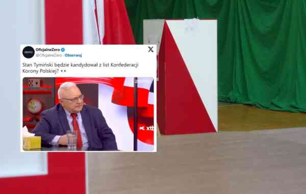 Stan Tymiński ma być kandydatem na senatora z list Brauna
