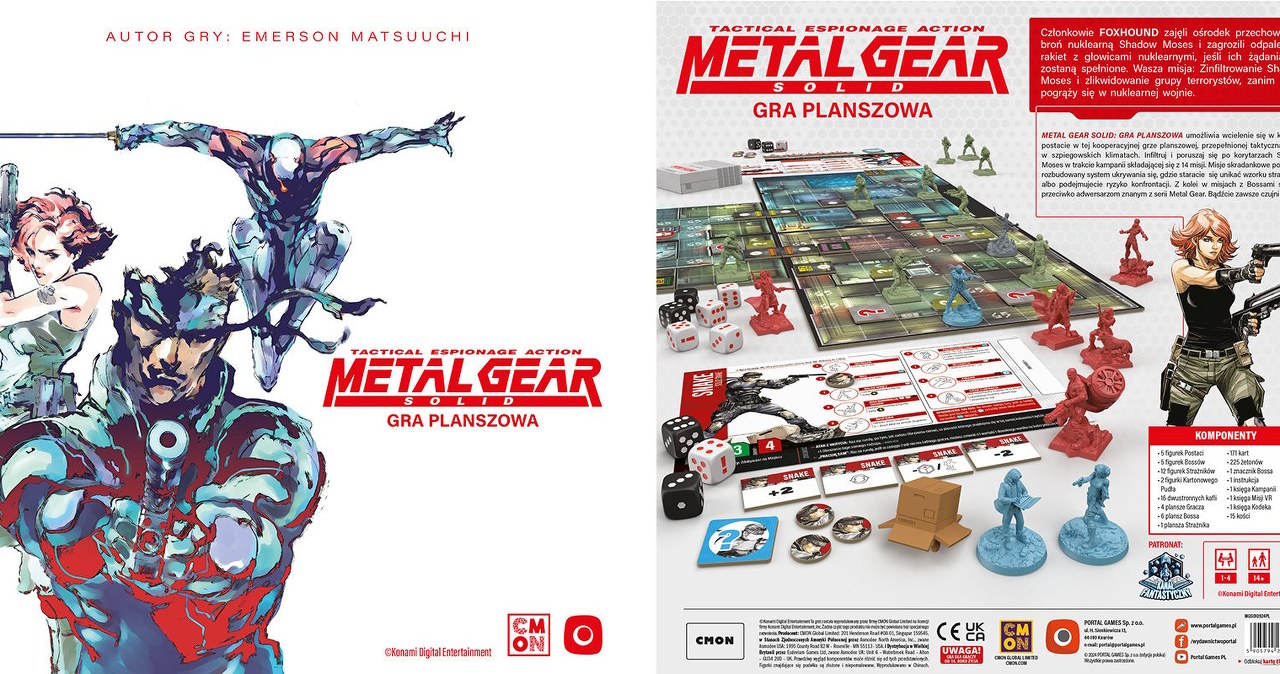 Metal Gear Solid – dziś premiera planszowej wersji gry