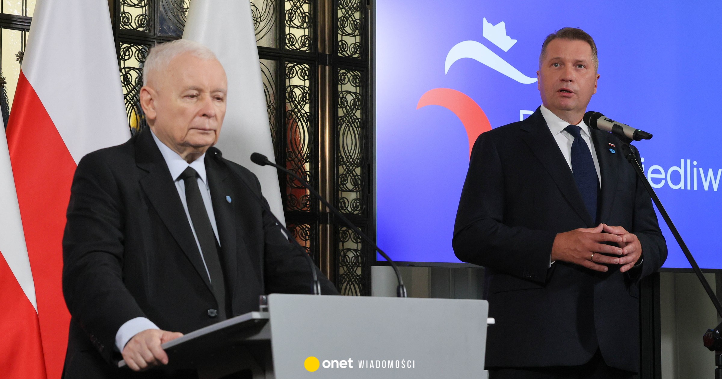 Spięcie na konferencji Jarosława Kaczyńskiego. „Pan sobie kpi”