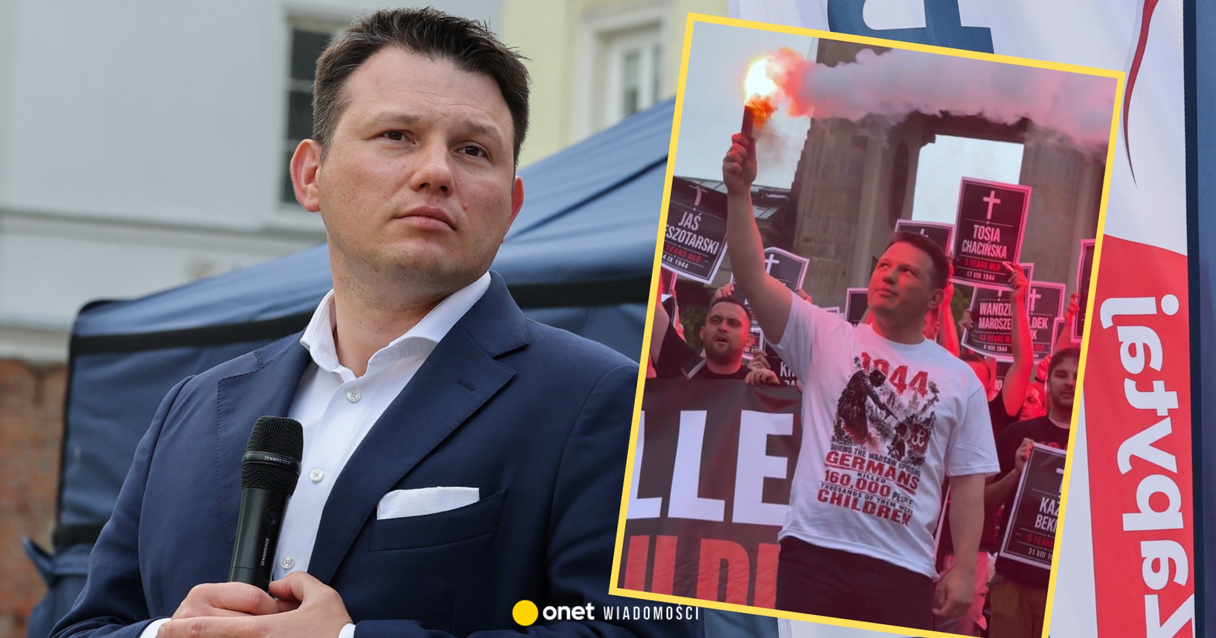Славомир Менцен с ракетой в Берлине. «Мы никогда этого не забудем!»
