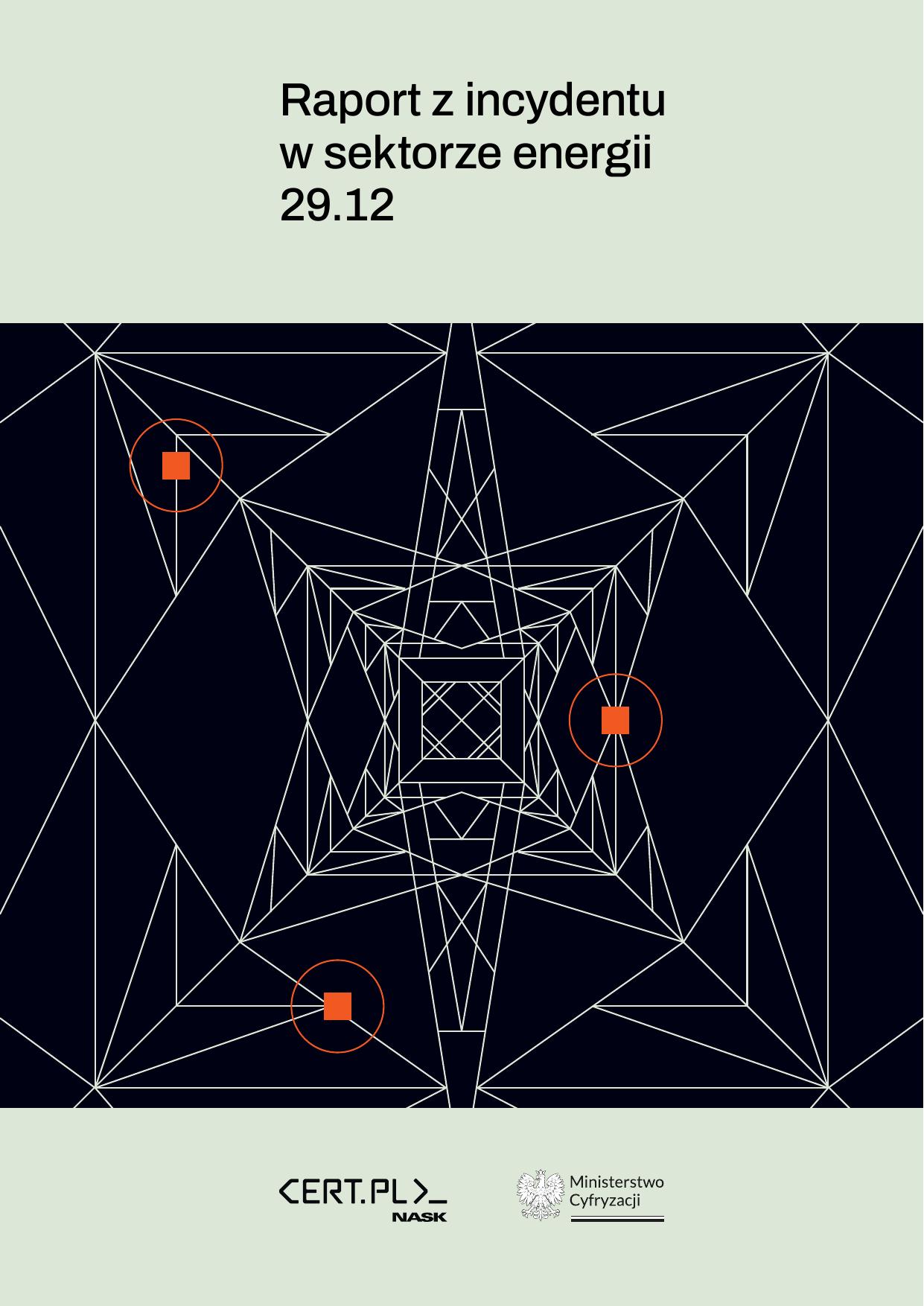 Raport z incydentu w sektorze energii z 29 grudnia 2025 roku